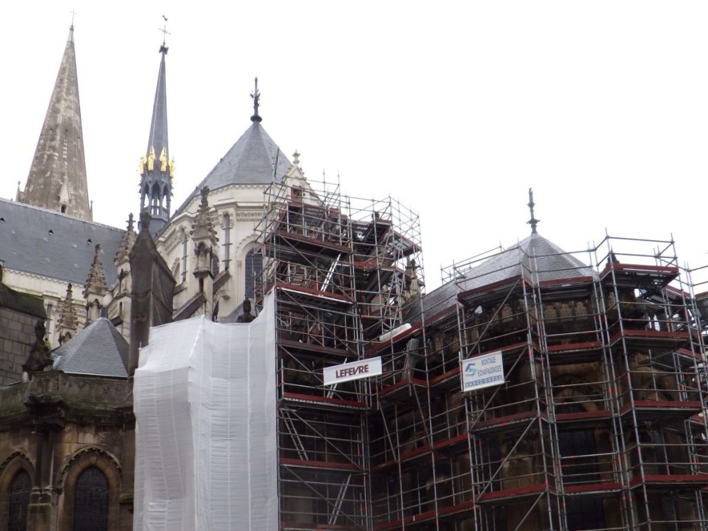 échafaudages Eglise St Nicolas Nantes